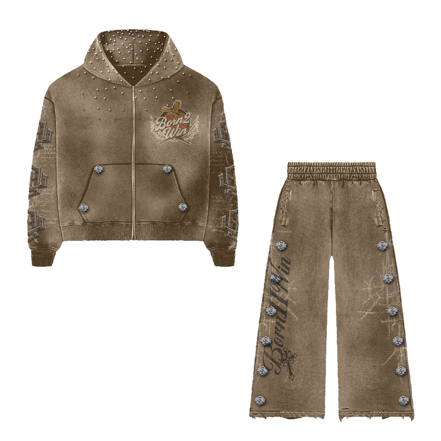 DESERT 'NYC PATRIOTIC' SWEATSUIT